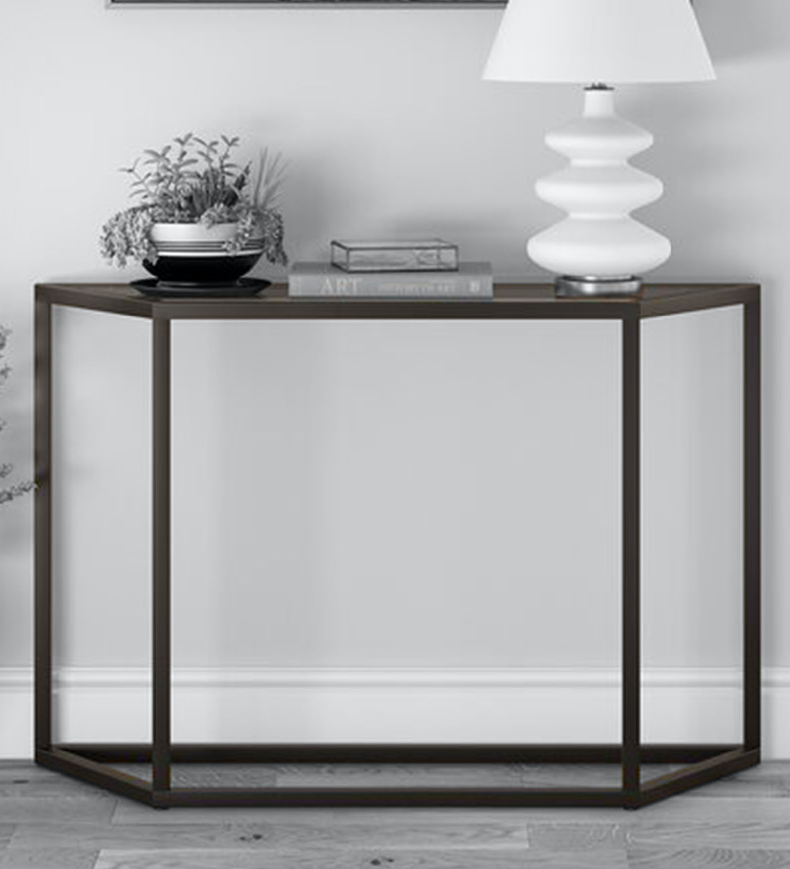 Barlow Console Table in Black Colour