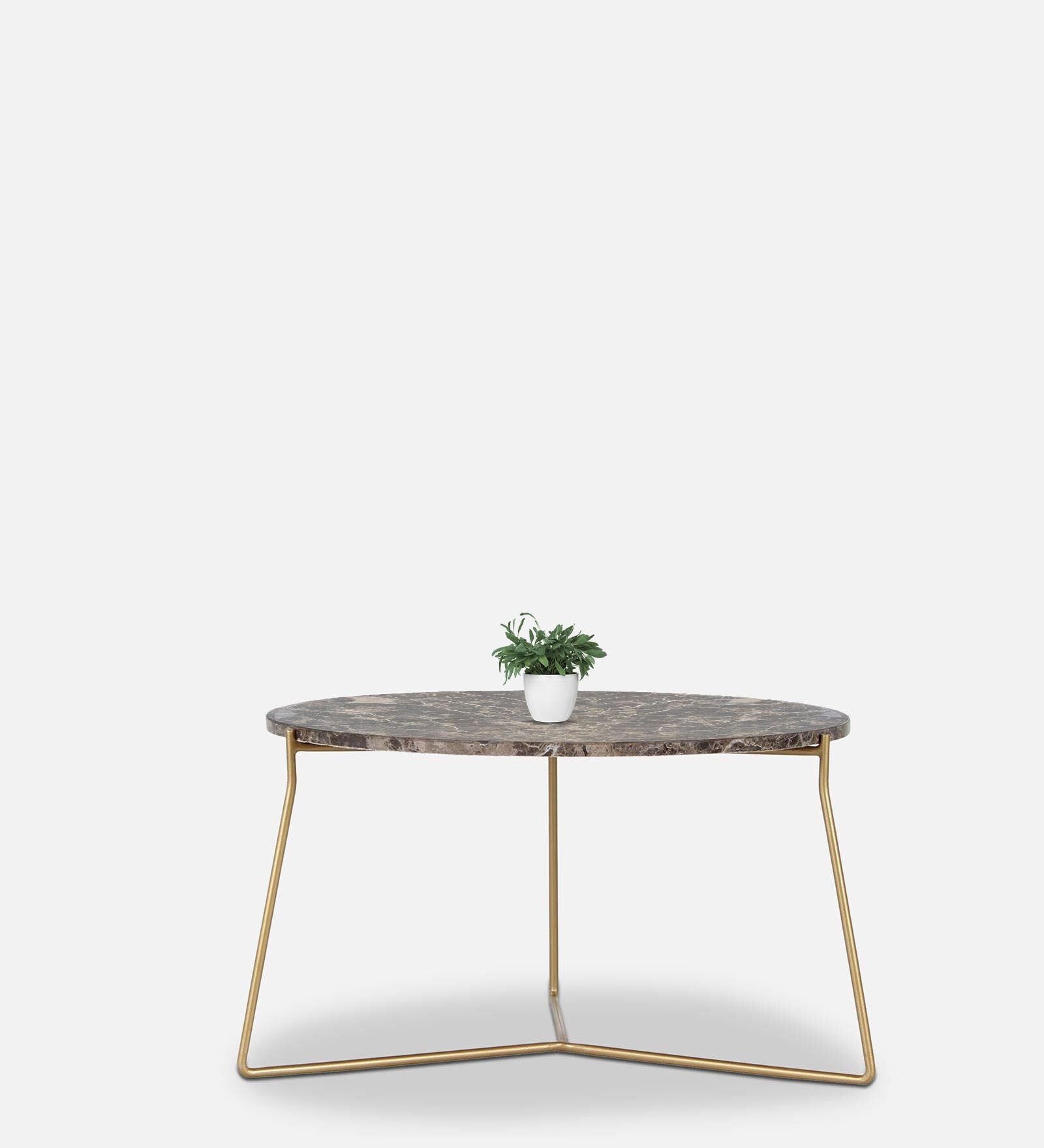Barstow Metal Coffee Table in Golden Finish