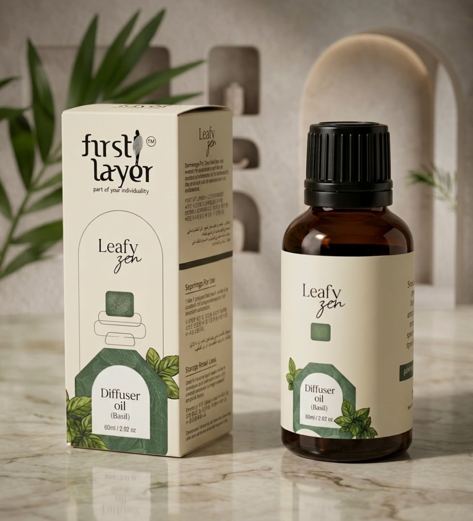 Leafy Zen Basil Diffuser Oil