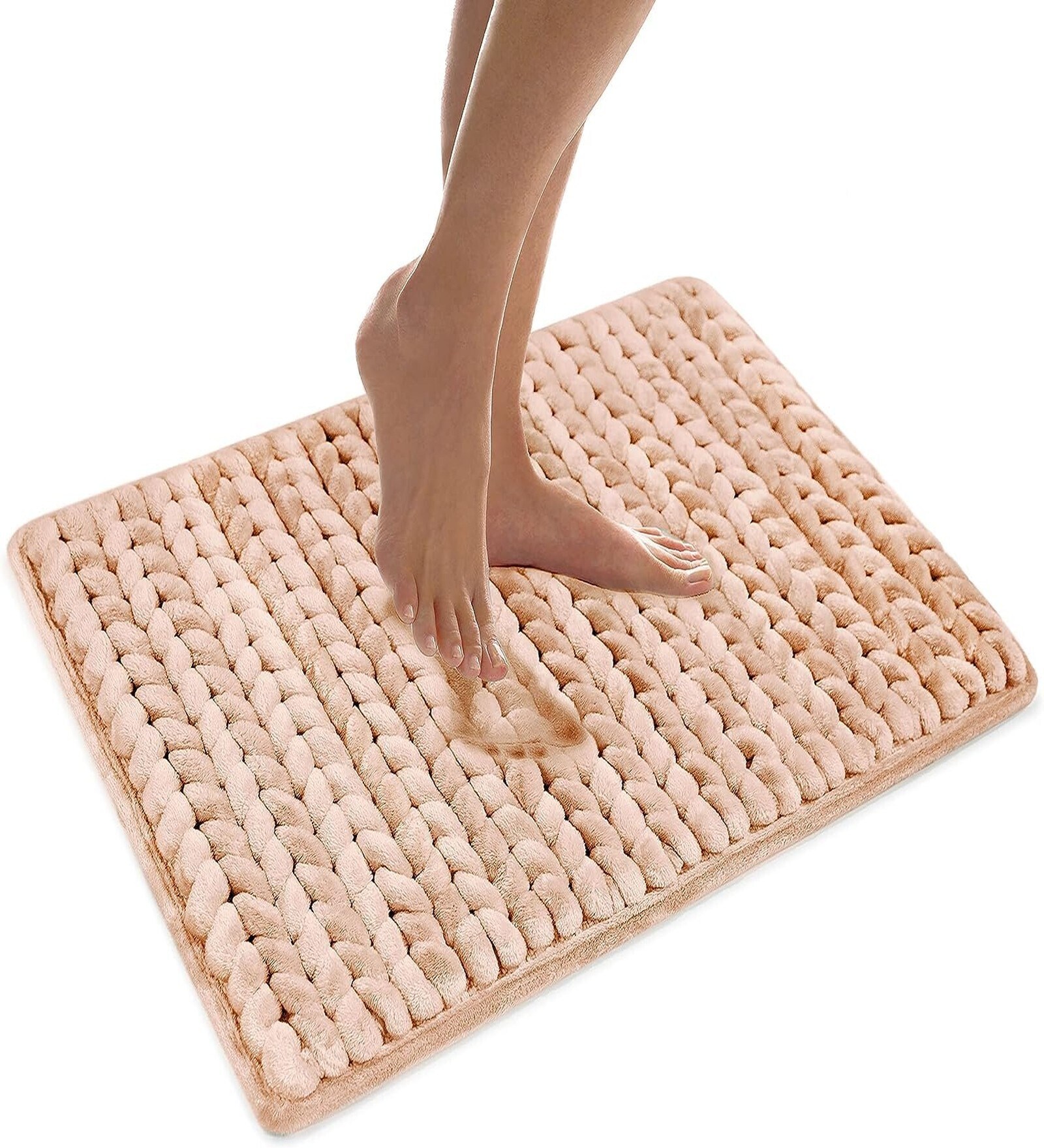 Rust Memory Foam 17x25 Inch Bath Mat