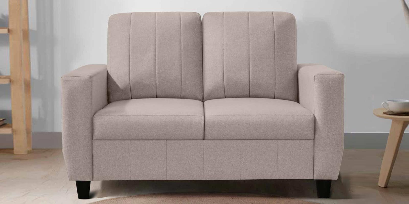 Bae Fabric 2 Seater Sofa in Pebble Brown Colour