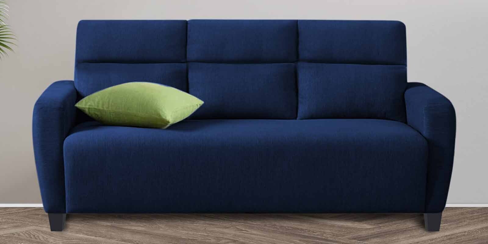 Bakadi Fabric 3 Seater Sofa in Royal Blue Colour