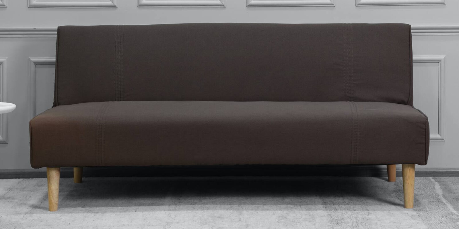 Banzan Sofa Cum Bed In Dark Brown Colour