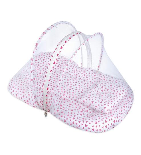 Baby  Polyester Mosquito Net In Pink