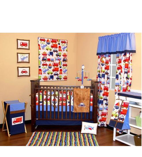 Buy Transportation 10 Cs Crib Set By Bacati Online Crib Sheets