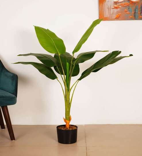 Artificial Banana Plant with Pot