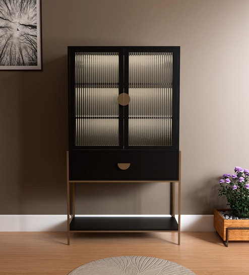 Bar Unit In Black Finish