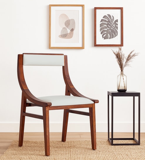 Bardu Sheesham Wood Dining Chairs in Provincial Teak Finish