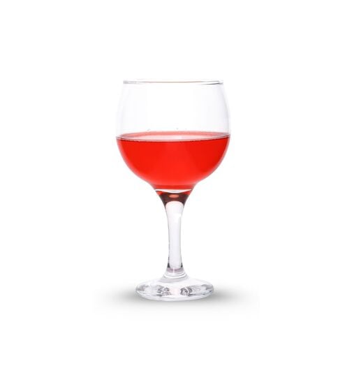 Barone 490 ml Wine Glass Set of 4 from Brazil | Crystal Red & White Wine Glasses for Home, Bar, Parties | Elegant Stemware for Cabernet, Pinot Noir, Chardonnay & More