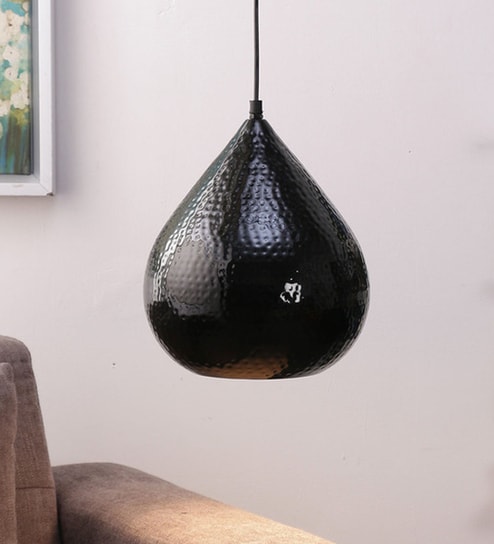 Baya Black Metal Single Hanging Lights