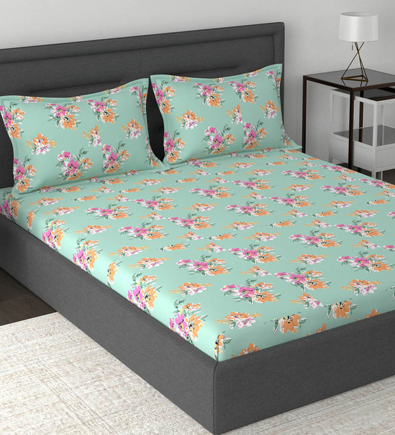 double cot cotton bed sheets