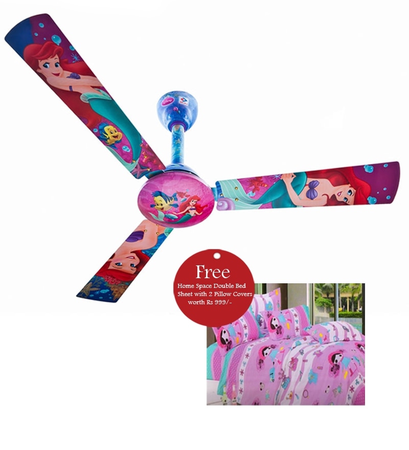 Buy Bajaj Disney Little Mermaid Ceiling Fan with Home Space Doll