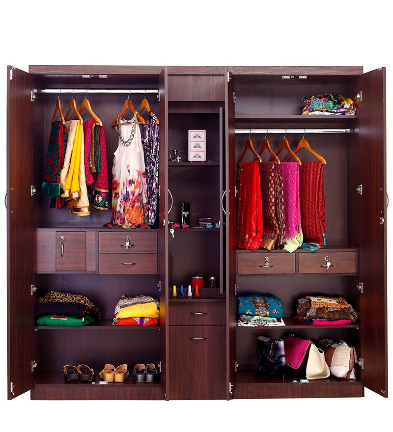 Buy Baarbier Wardrode by Looking Good Furniture Online 4+ Door