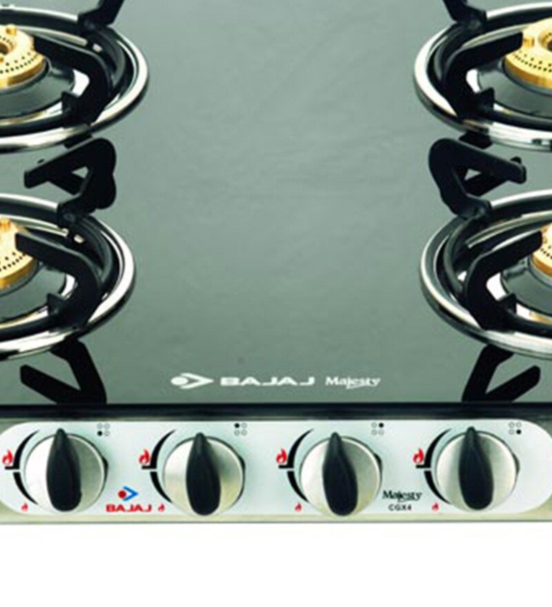 bajaj majesty gas stove 4 burner