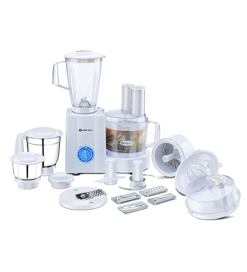 Buy Bajaj Food Processor Master Chef 3.0 600 Watt with 15 Attachments