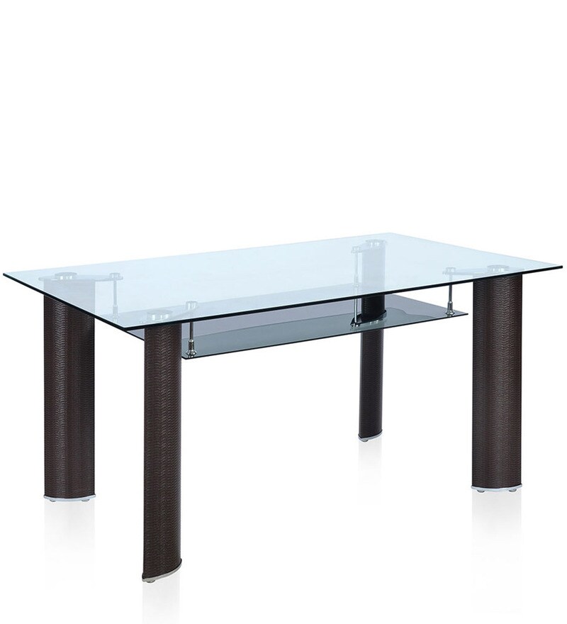 glass dining table pepperfry