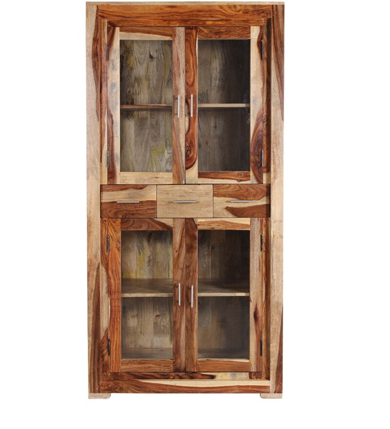 Buy Basil Crockery with Four Shelves and Three Drawers Online