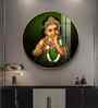 Baal Murugan Acrylic Round Wall Art