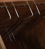 Baarn Mango Wood 2 Door Bar Cabinet In Rustic Teak Finish