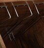 Baarn Mango Wood 2 Door Bar Cabinet In Rustic Teak Finish