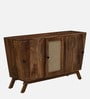 Baarn Mango Wood 3 Door Sideboard In Rustic Teak Finish