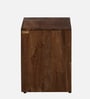 Baarn Mango Wood Bedside Table In Rustic Teak Finish