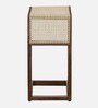 Baarn Mango Wood C Shaped Table In Rustic Teak Finish