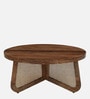 Baarn Mango Wood Coffee Table In Rustic Teak Finish