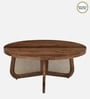 Baarn Mango Wood Coffee Table In Rustic Teak Finish