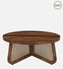 Baarn Mango Wood Coffee Table In Rustic Teak Finish