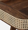 Baarn Mango Wood Console Table In Rustic Teak Finish