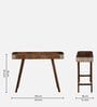 Baarn Mango Wood Console Table In Rustic Teak Finish