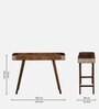 Baarn Mango Wood Console Table In Rustic Teak Finish