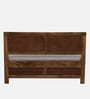 Baarn Mango Wood King Size Bed In Rustic Teak Finish With Box Storage