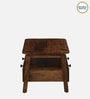 Baarn Mango Wood Large Coffee Table In Rustic Teak Finish