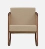 Baarn Mango Wood Rocking Chair In Rustic Teak Finish