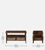 Baarn Mango Wood Small Coffee Table In Rustic Teak Finish