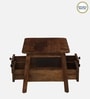 Baarn Mango Wood Small Coffee Table In Rustic Teak Finish