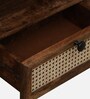 Baarn Mango Wood Small Coffee Table In Rustic Teak Finish
