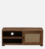 Baarn Mango Wood TV Console In Rustic Teak Finish