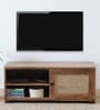 Baarn Mango Wood TV Console In Rustic Teak Finish