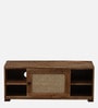 Baarn Mango Wood TV Console In Rustic Teak Finish