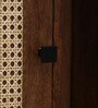 Baarn Mango Wood Wardrobe In Rustic Teak Finish With Drawer