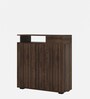 Babilonia Shoe Rack In Frosty White And Wyoming Dark Finish