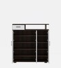 Babilonia Shoe Rack In Frosty White And Wyoming Dark Finish