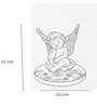 Baby Angel With Evil Eye Marble Base