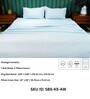 Baby Blue 500TC 100% Cotton Solid Bed Sheet Collection