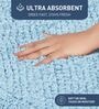 Baby Blue Reversible Cotton Bathmat (40x60 cm)