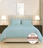 Baby Blue Solid 400 TC Cotton Double Sized Duvet Cover