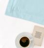 Baby Blue Solid 400 TC Cotton Standard Sized 2 Pillow Covers